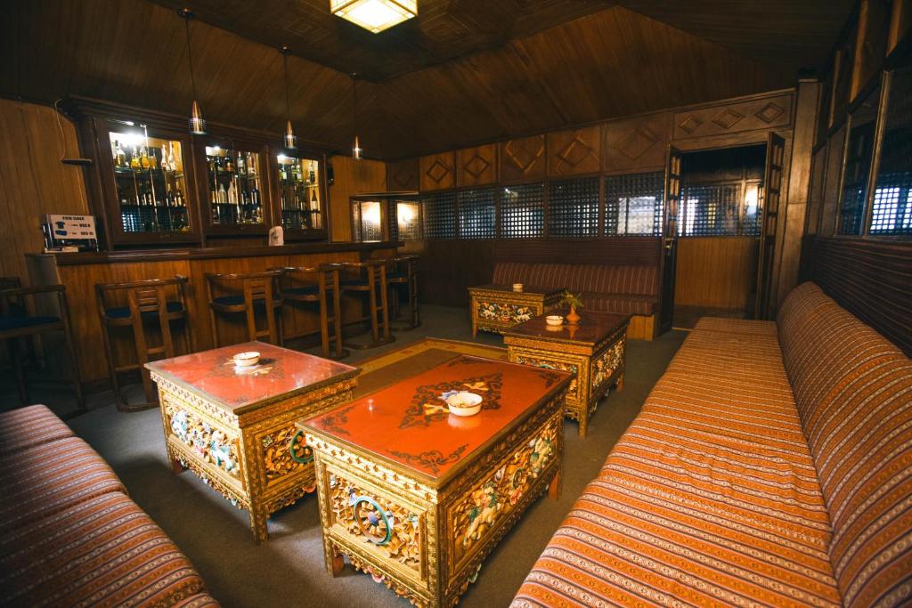 Posezení v ubytování Mountain Lodges of Nepal - Lukla