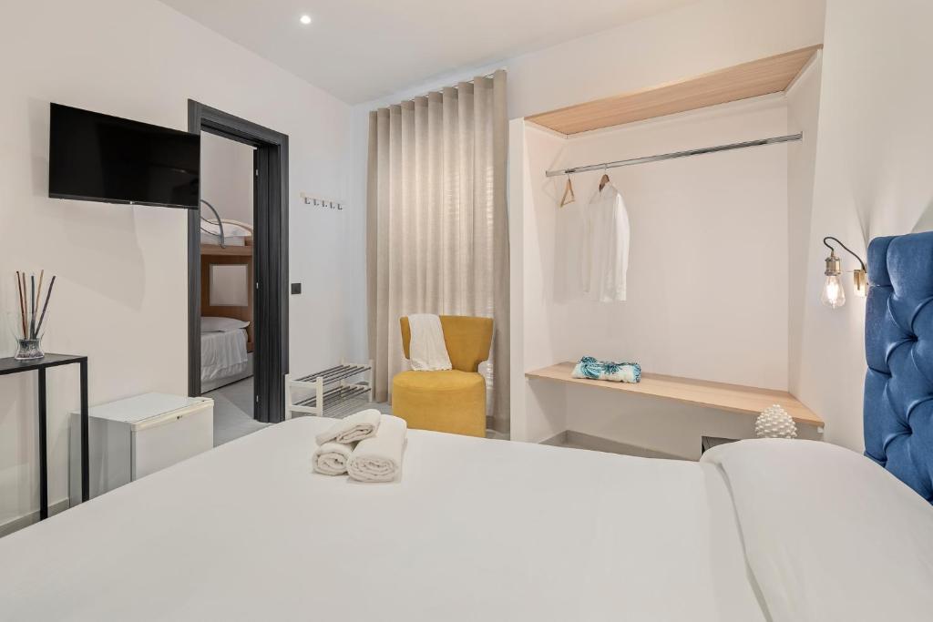 Postel nebo postele na pokoji v ubytování B&B Casa Giunchiglia