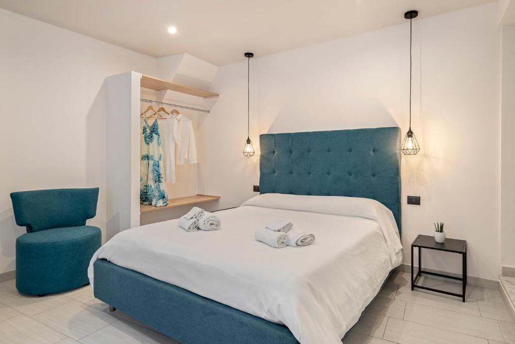 Postel nebo postele na pokoji v ubytování B&B Casa Giunchiglia