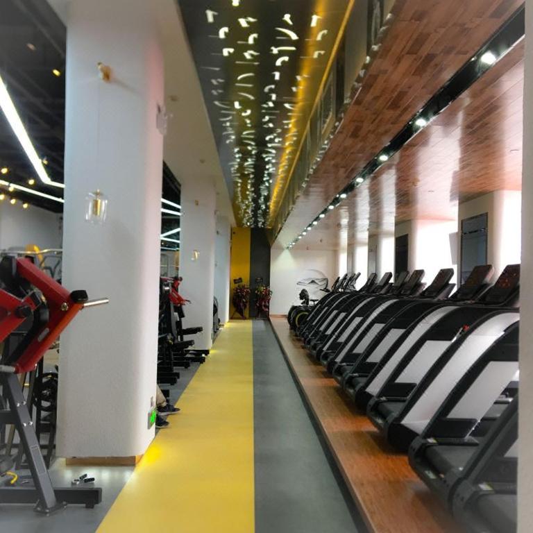Fitness centrum a/nebo fitness zařízení v ubytování Serveyou International Apartment - Free Airport Pickup & Free Canton Fair Shuttle Bus