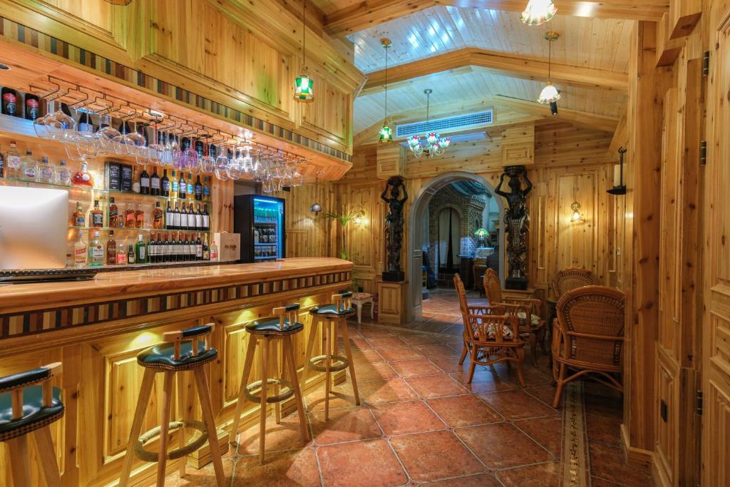 Lounge nebo bar v ubytování Dream in Fenghuang