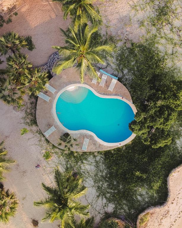 Bazén v ubytování Mwazaro Beach Lodge nebo v jeho okolí