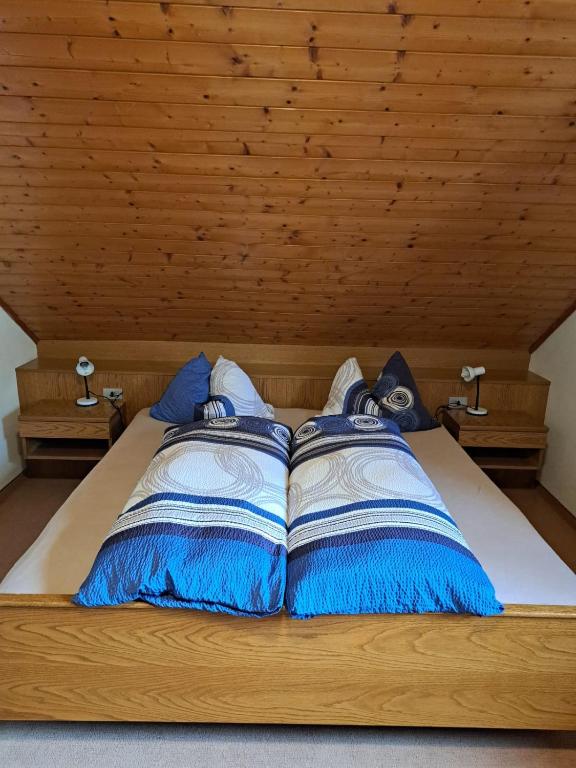 Postel nebo postele na pokoji v ubytování Webergütl