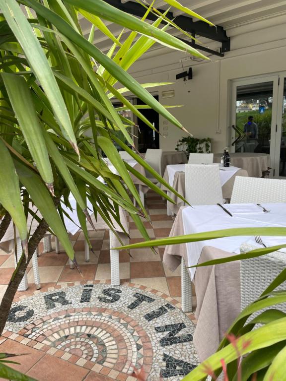 Restoran või mõni muu söögikoht majutusasutuses Albergo Cristina