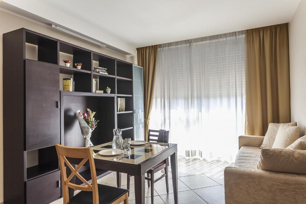 Posezení v ubytování ApartHotel Anghel