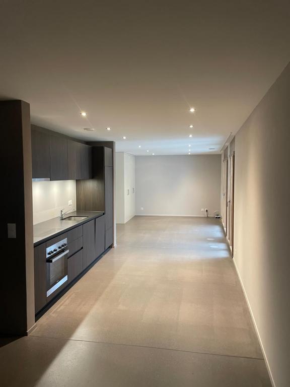 Kuchyň nebo kuchyňský kout v ubytování Modern City Apartments