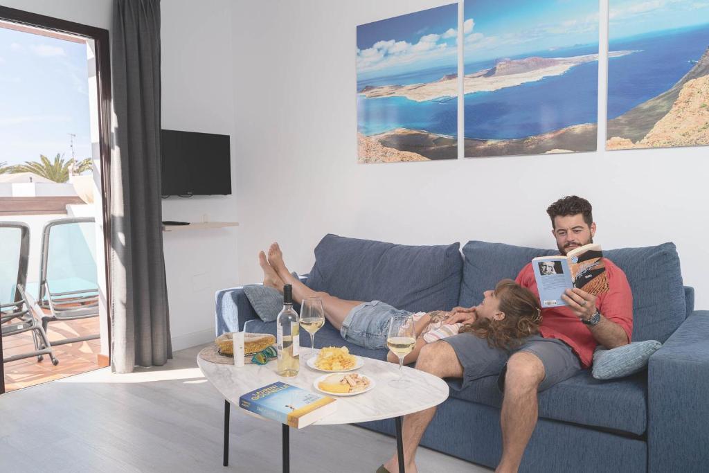 Posezení v ubytování Rosamar Apartamentos