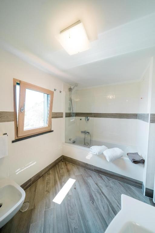 Koupelna v ubytování Villa la Torretta