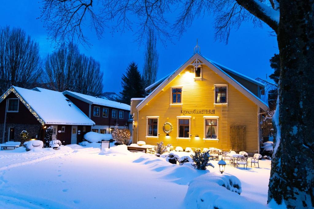Kronen Gaard Hotel v zimě