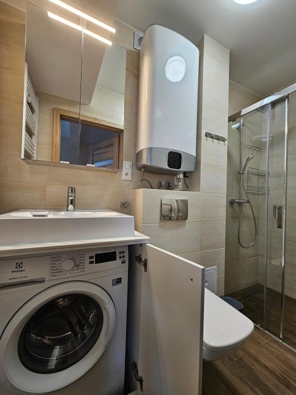 Kúpeľňa v ubytovaní Apartament Bałtyk