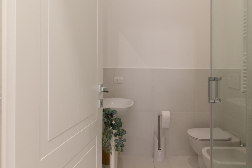 Koupelna v ubytování Sky Suite Green Pomezia