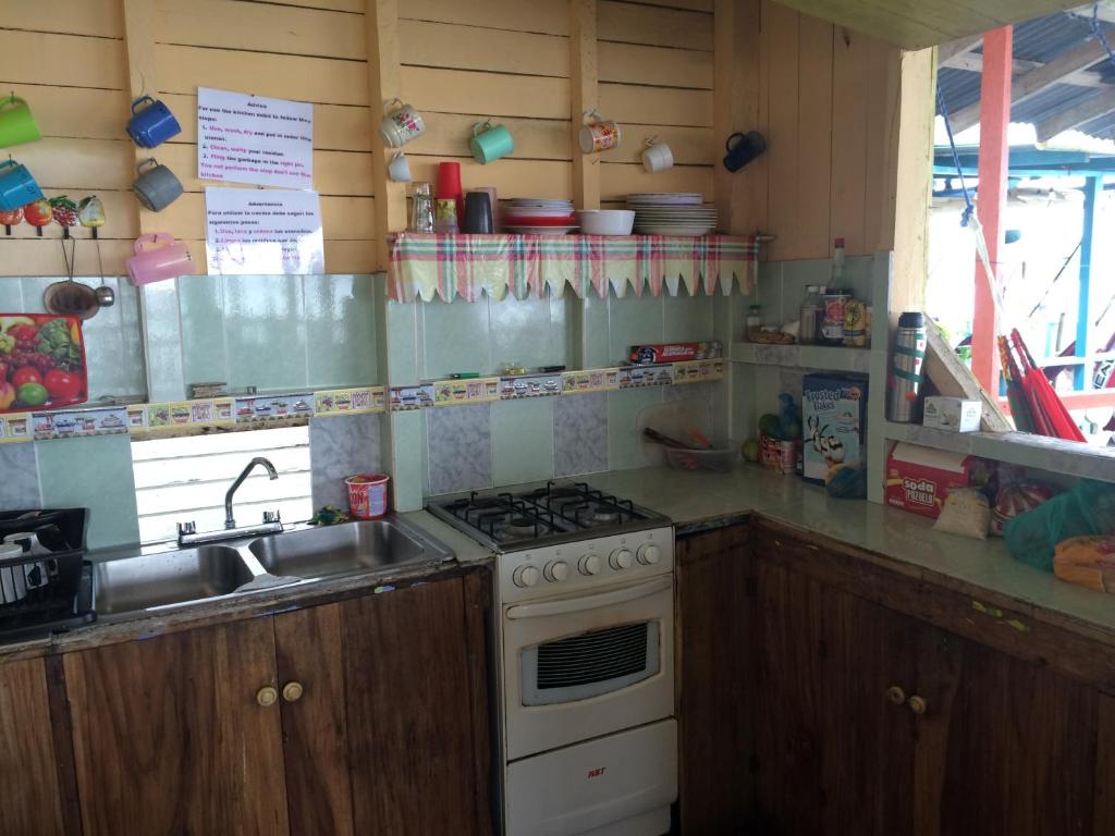 Dapur atau dapur kecil di El Jaguar