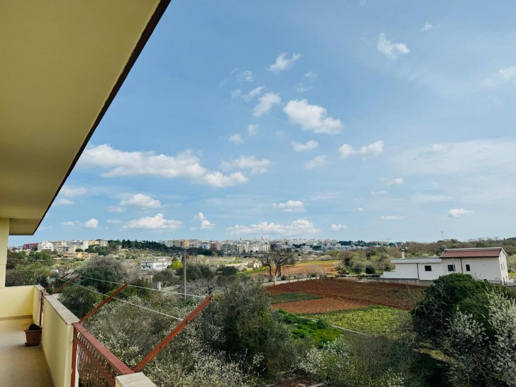 a view of a city from the balcony of a house at Lenny House alloggio privato in Noci