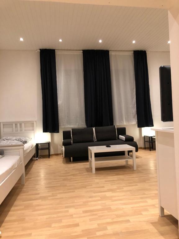 Posezení v ubytování Monteurwohnung im Zentrum