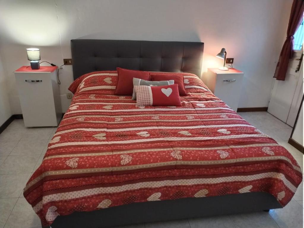 Postel nebo postele na pokoji v ubytování LATTE E MIELE