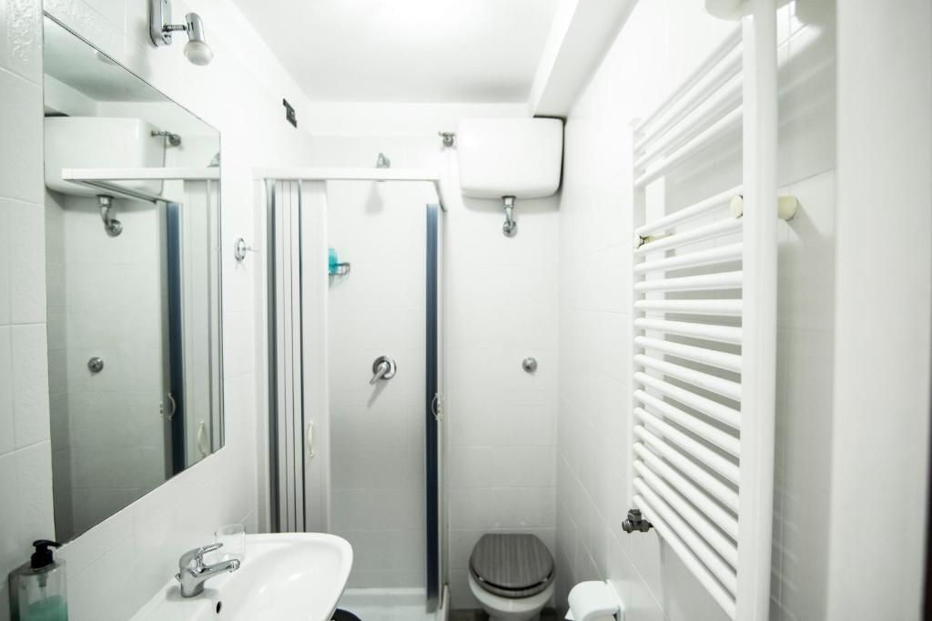 Koupelna v ubytování Hotel Dell'Urbe