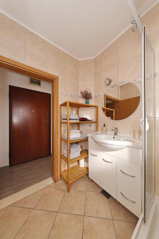 Koupelna v ubytování Apartman Sipina 4