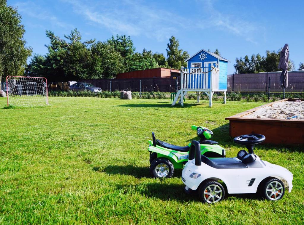 Zahrada ubytování Domki Przystań Kotwica