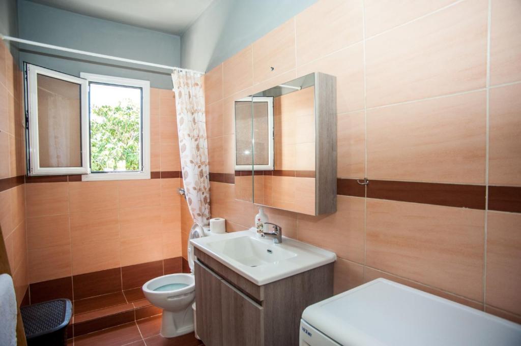 Koupelna v ubytování Gravanis IR Home