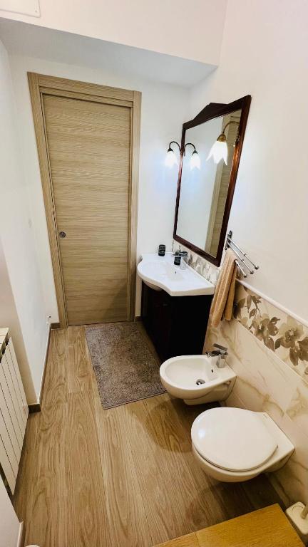 Koupelna v ubytování Graziosa Camera privata vista mare in centro