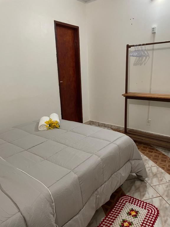Postel nebo postele na pokoji v ubytování Pousada Recanto dos Sonhos
