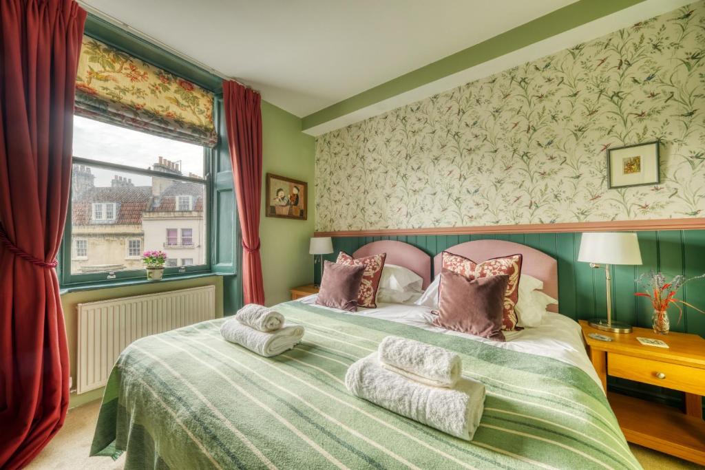 Postel nebo postele na pokoji v ubytování Hill House