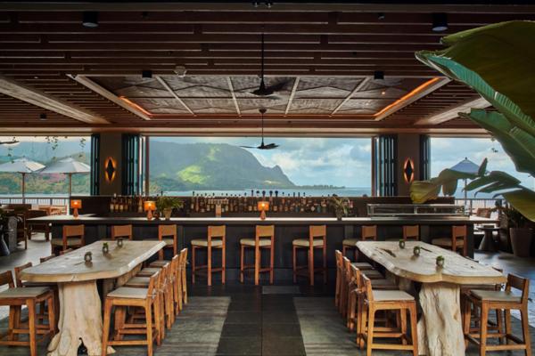 Restaurace v ubytování 1 Hotel Hanalei Bay