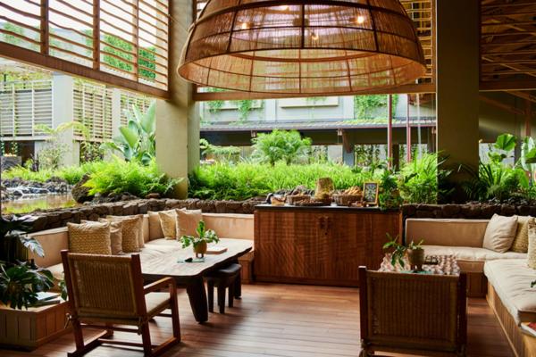 Posezení v ubytování 1 Hotel Hanalei Bay
