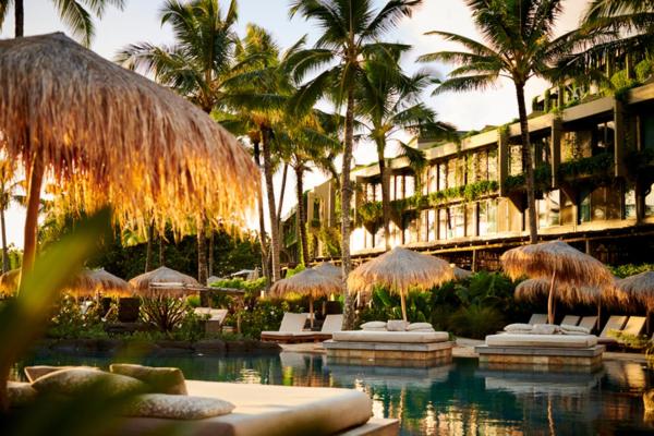 Bazén v ubytování 1 Hotel Hanalei Bay nebo v jeho okolí
