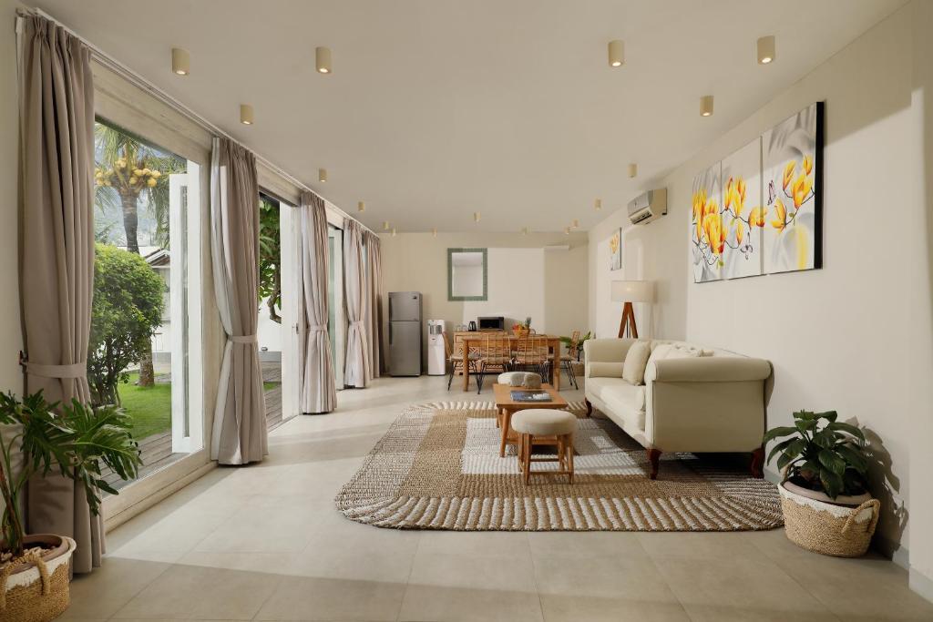 Area tempat duduk di Villa Hasian Jimbaran