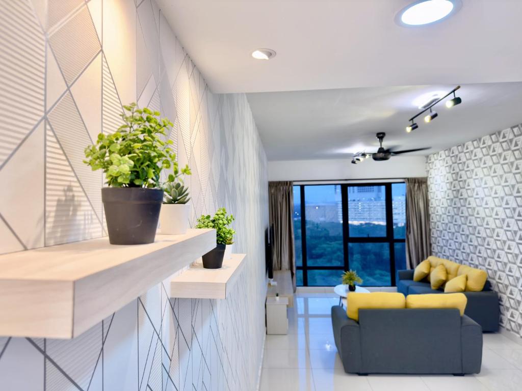 MidValley Southkey Mosaic 6-9pax Netflix-SmartTV70inch - Apartment Mit 2 Schlafzimmern
