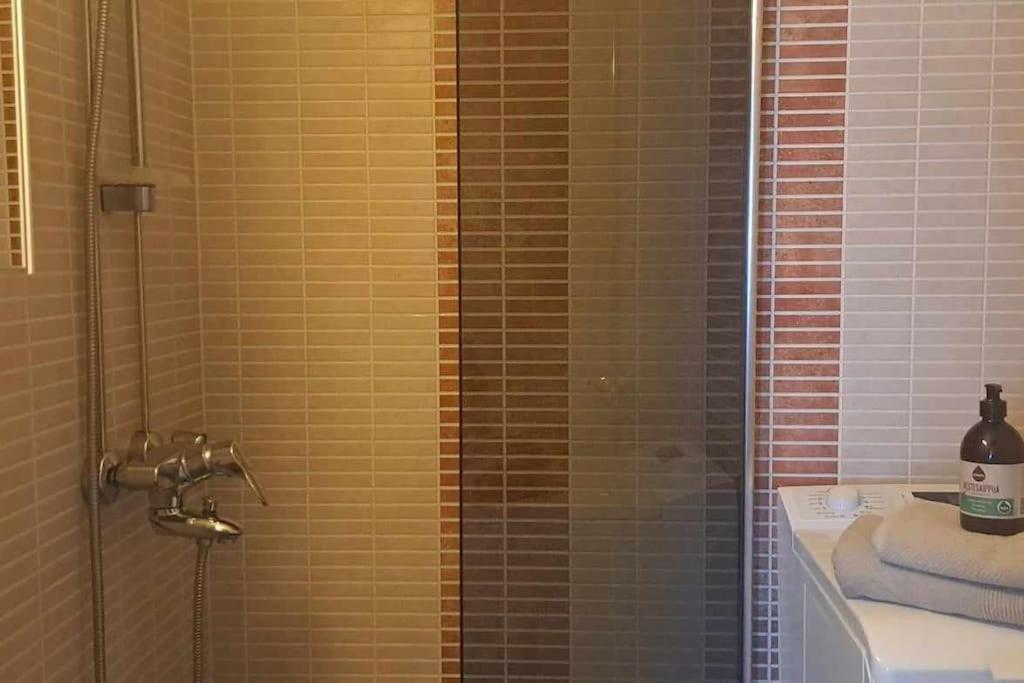 Ένα μπάνιο στο Kaunis yksiö lähellä keskustaa