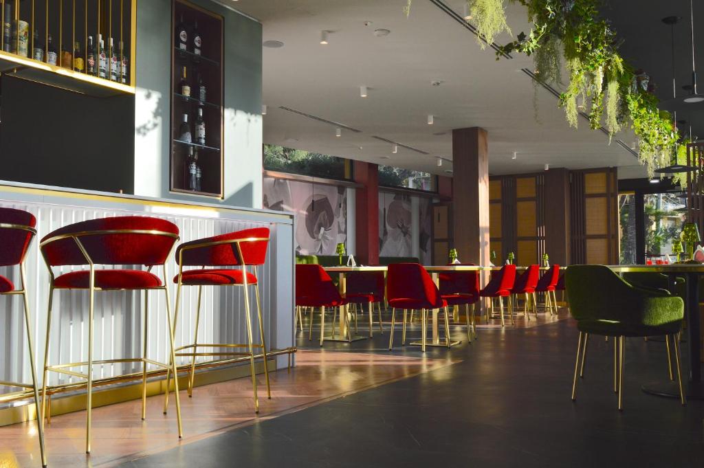 Posezení v ubytování Hotel Villa Levi