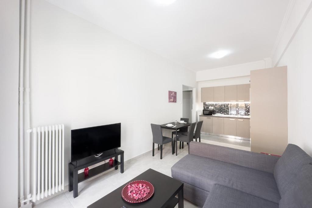Kuchyň nebo kuchyňský kout v ubytování New Spacious & Stylist Apt