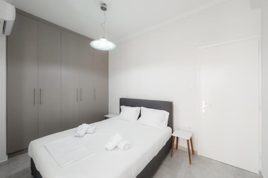 Postel nebo postele na pokoji v ubytování New Spacious & Stylist Apt