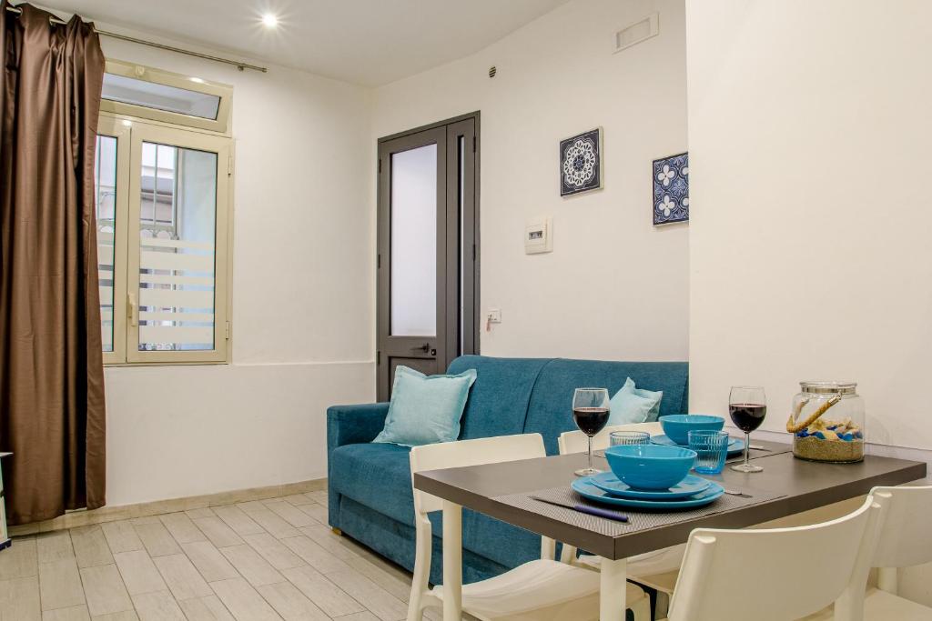 Posezení v ubytování Casa Le Sorelle