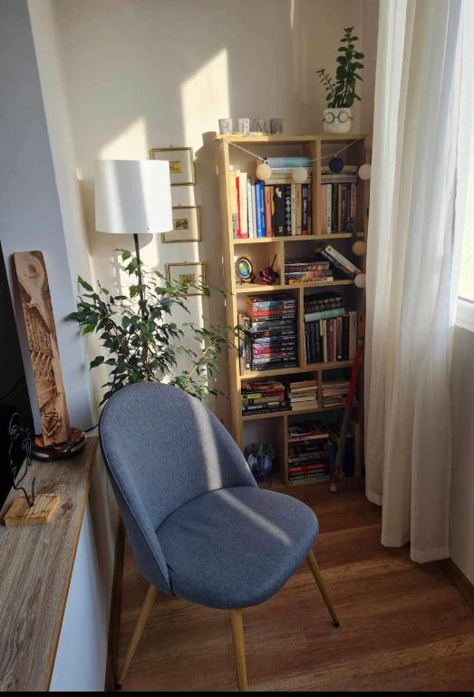 Knihovna v apartmánu