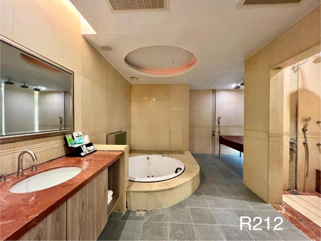Koupelna v ubytování Cigar Motel
