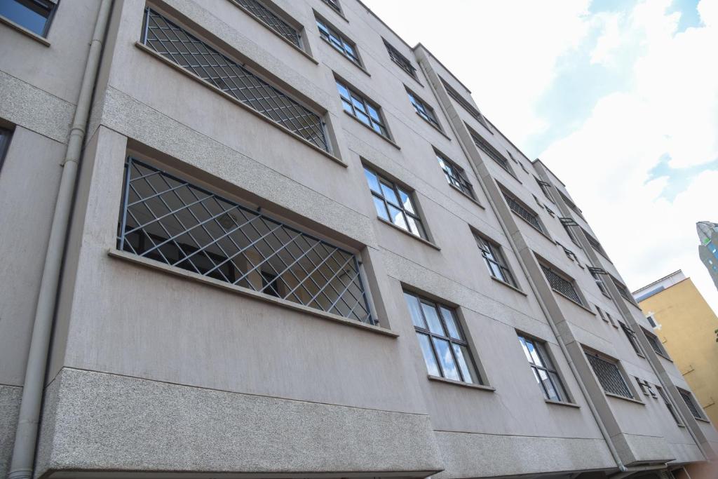 Budova, kde se aparthotel nachází