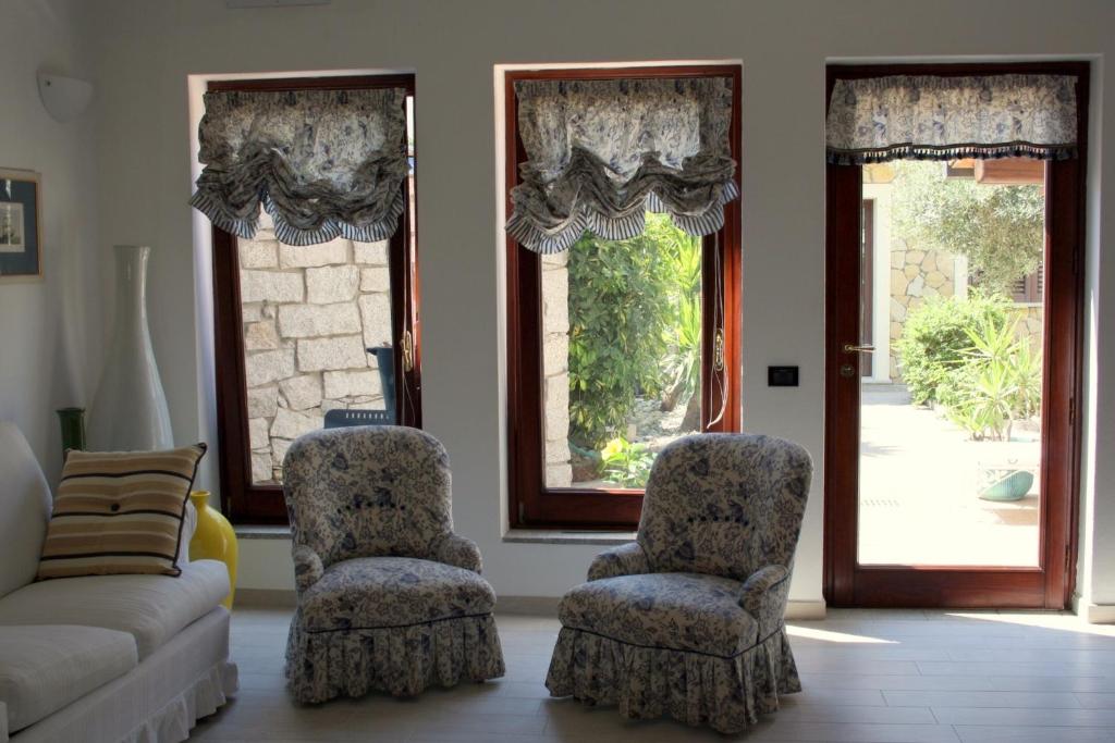 Posezení v ubytování Hibiscus B&B