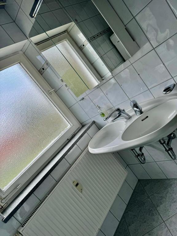 Koupelna v ubytování Main Weindorf Unterkunft