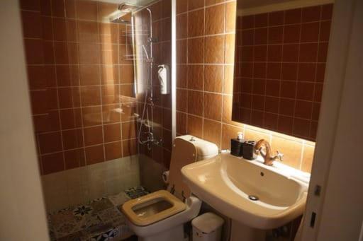 Koupelna v ubytování Bab El Mina guest house Byblos