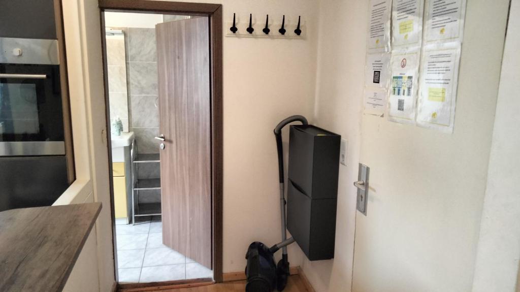 Kuchyň nebo kuchyňský kout v ubytování Praktische City Apartments direkt am Hauptbahnhof