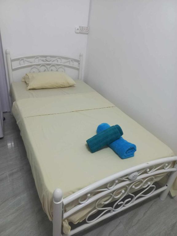 Postel nebo postele na pokoji v ubytování Ô Bercail du Sud-Hibiscus chez Jeannette