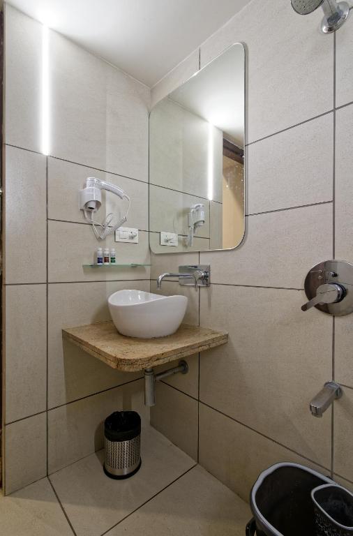 Koupelna v ubytování Exora Inn
