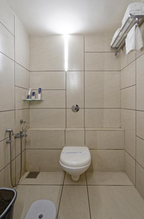 Koupelna v ubytování Exora Inn