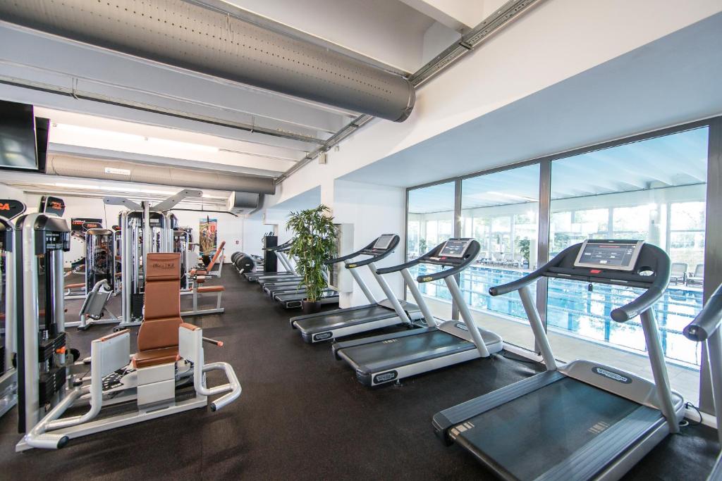 Fitness centrum a/nebo fitness zařízení v ubytování Hotel Belvedere