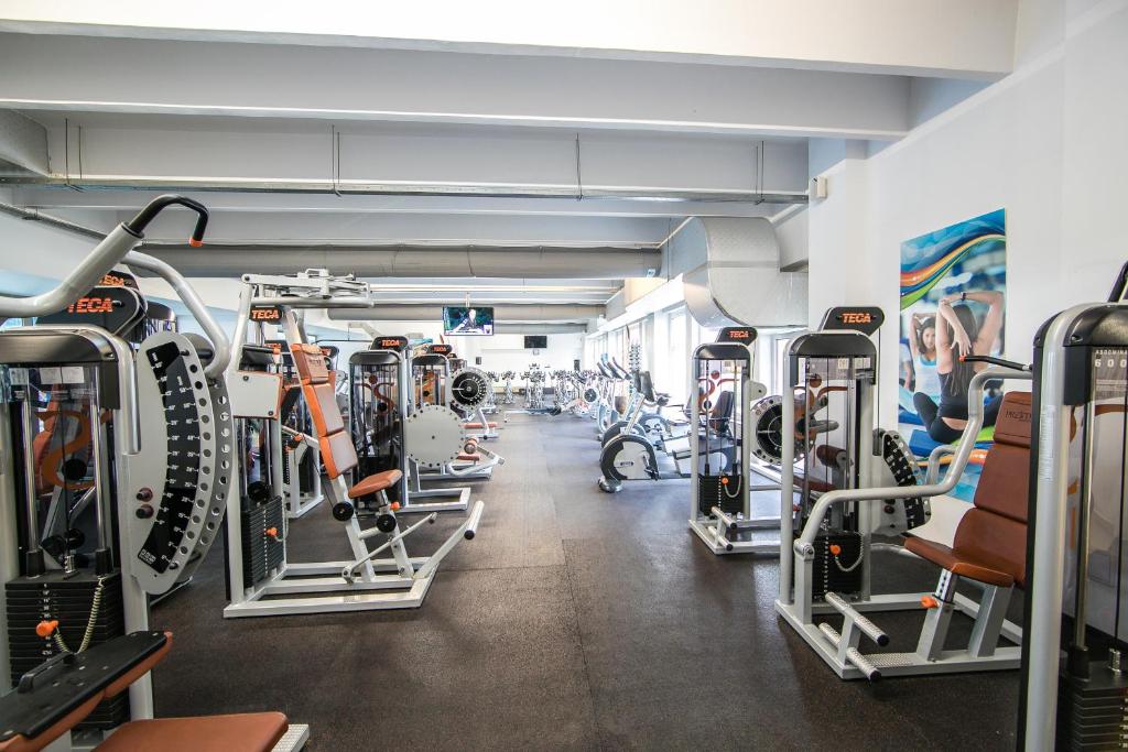 Fitness centrum a/nebo fitness zařízení v ubytování Hotel Belvedere