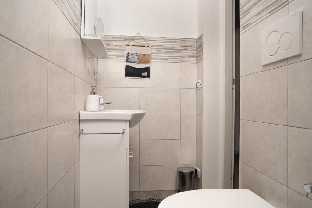 Koupelna v ubytování Villa Dan-Rooms in Monopoli