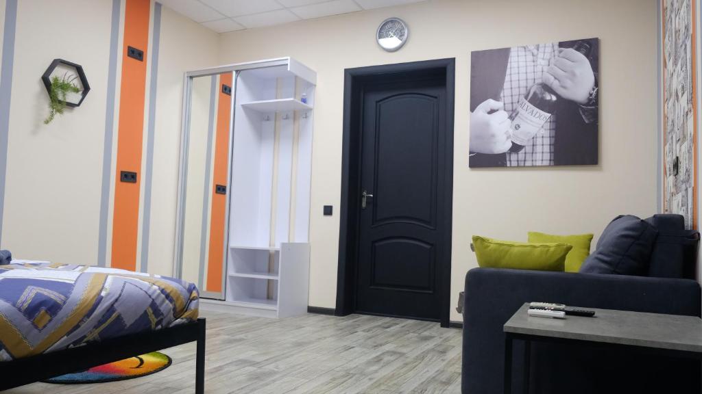 Posezení v ubytování Uneed Rooms M1
